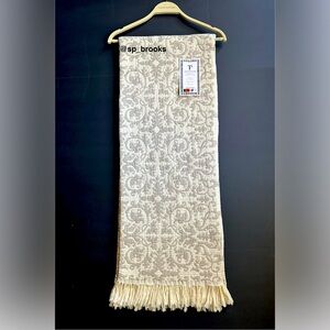 🎁Texteis Penedo Throw Blanket - Made in Portugal Cotton Vintage Scroll